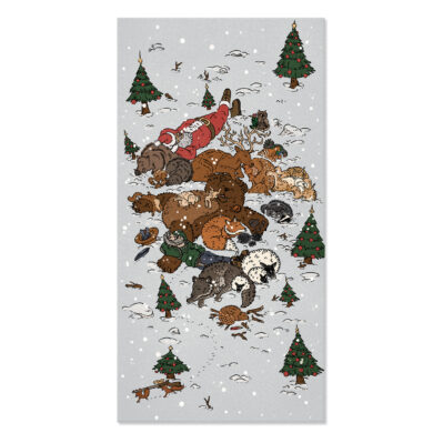 Weihnachtskarte Zusammensein